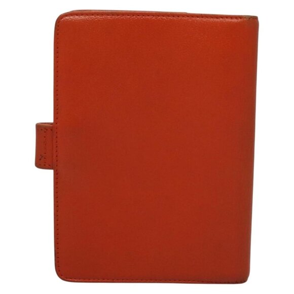 CHANEL Day Planner Cover Leather Orange CC Auth - Picture 8 of 16